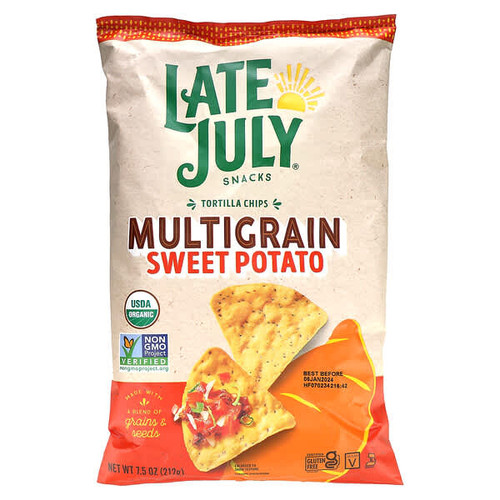 <img alt="Late July, Multigrain Tortilla Chips, Sweet Potato, 7.5 oz (212 g)" title="Late July, Multigrain Tortilla Chips, Sweet Potato, 7.5 oz (212 g),815099021788"