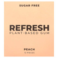 <img alt="3 PACK of Refresh Gum, Plant-Based Gum, Peach, 12 Pieces" title="3 PACK of Refresh Gum, Plant-Based Gum, Peach, 12 Pieces,860006808280"