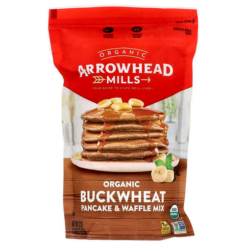<img alt="Arrowhead Mills, Organic Buckwheat Pancake & Waffle Mix, 1 lb 6 oz (623 g)" title="Arrowhead Mills, Organic Buckwheat Pancake & Waffle Mix, 1 lb 6 oz (623 g),074333683339"