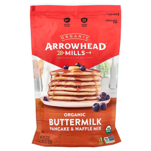 <img alt="Arrowhead Mills, Organic Buttermilk Pancake & Waffle Mix, 1 lb 6 oz (623 g)" title="Arrowhead Mills, Organic Buttermilk Pancake & Waffle Mix, 1 lb 6 oz (623 g),074333683315"