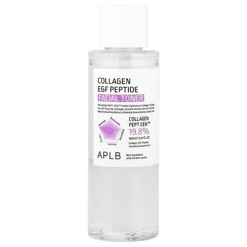 <img alt="APLB, Collagen EGF Peptide Facial Toner, 5.41 fl oz (160 ml)" title="APLB, Collagen EGF Peptide Facial Toner, 5.41 fl oz (160 ml),8809874683249"