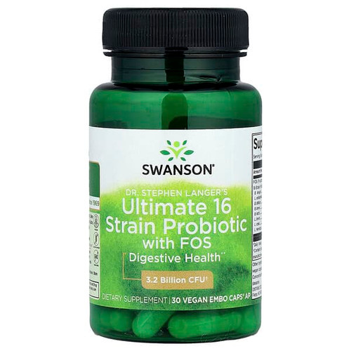 <img alt="Swanson, Dr. Stephen Langers Ultimate 16 Strain Probiotic with FOS, 30 Vegan EMBO Caps AP" title="Swanson, Dr. Stephen Langers Ultimate 16 Strain Probiotic with FOS, 30 Vegan EMBO Caps AP,087614190570"