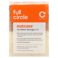 <img alt="Full Circle, Nutcase, Scrubber Sponges , 6 Count" title="Full Circle, Nutcase, Scrubber Sponges , 6 Count,810119029638"