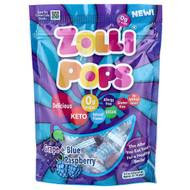<img alt="Zollipops, The Clean Teeth Pops, Grape + Blue Raspberry, Approx. 23-25 pops, 5.2 oz (147 g)" title="Zollipops, The Clean Teeth Pops, Grape + Blue Raspberry, Approx. 23-25 pops, 5.2 oz (147 g),853231003377"