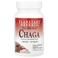 <img alt="Planetary Herbals, Full Spectrum Chaga, 30 Tablets" title="Planetary Herbals, Full Spectrum Chaga, 30 Tablets,021078106654"