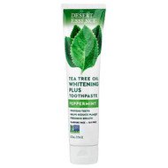 <img alt="Desert Essence, Tea Tree Oil Whitening Plus Toothpaste, Peppermint, 6.25 oz (176 g)" title="Desert Essence, Tea Tree Oil Whitening Plus Toothpaste, Peppermint, 6.25 oz (176 g),718334334639"