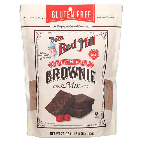 <img alt="Bobs Red Mill, Brownie Mix, Gluten Free , 21 oz (595 g)" title="Bobs Red Mill, Brownie Mix, Gluten Free , 21 oz (595 g),039978114648"