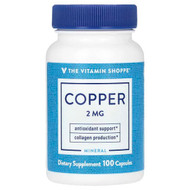 <img alt="The Vitamin Shoppe, Copper, 2 mg, 100 Capsules" title="The Vitamin Shoppe, Copper, 2 mg, 100 Capsules,766536014446"