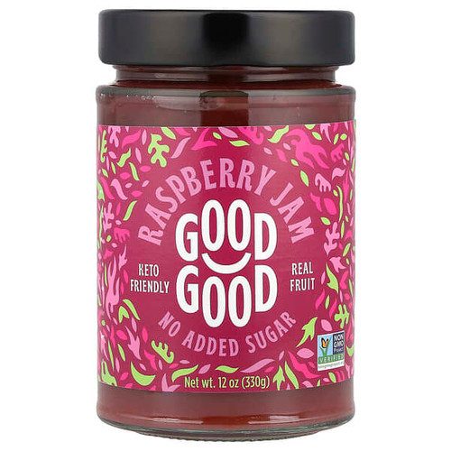 <img alt="GOOD GOOD, Raspberry Jam, 12 oz (330 g)" title="GOOD GOOD, Raspberry Jam, 12 oz (330 g),856716008218"