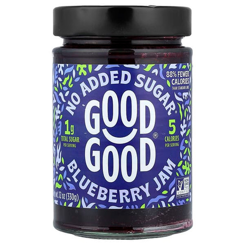 <img alt="GOOD GOOD, Blueberry Jam, 12 oz (330 g)" title="GOOD GOOD, Blueberry Jam, 12 oz (330 g),856716008164"