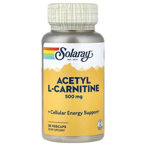 <img alt="Solaray, Acetyl L-Carnitine , 500 mg, 30 VegCaps" title="Solaray, Acetyl L-Carnitine , 500 mg, 30 VegCaps,076280130645"