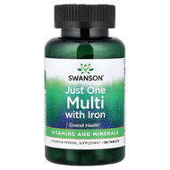 <img alt="Swanson Vitamins, Just One Multi with Iron, 130 Tablets" title="Swanson Vitamins, Just One Multi with Iron, 130 Tablets,087614012506"