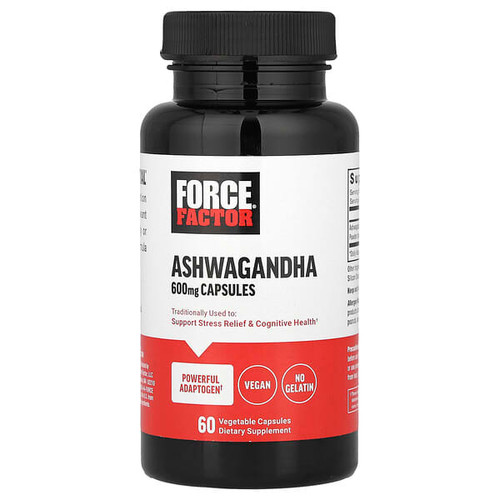 <img alt="Force Factor, Ashwagandha , 600 mg , 60 Vegetable Capsules" title="Force Factor, Ashwagandha , 600 mg , 60 Vegetable Capsules,810126660978"