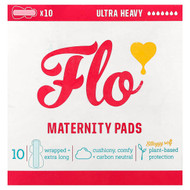 <img alt="Here We Flo, Maternity Pads, Ultra Heavy, 10 Pads" title="Here We Flo, Maternity Pads, Ultra Heavy, 10 Pads,5060630101596"
