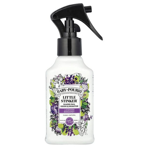<img alt="Poo-Pourri, Baby-Pourri, Little Stinker, Diaper Pail Odor Eliminator, Lavender Bergamot, 3.4 fl oz (100 ml)" title="Poo-Pourri, Baby-Pourri, Little Stinker, Diaper Pail Odor Eliminator, Lavender Bergamot, 3.4 fl oz (100 ml),848858026533"