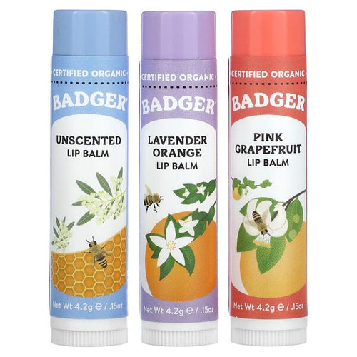 <img alt="Badger, Holiday Lip Balm Set, Red Box, 3 Piece Set, 0.15 oz (4.2 g) Each" title="Badger, Holiday Lip Balm Set, Red Box, 3 Piece Set, 0.15 oz (4.2 g) Each,634084700367"