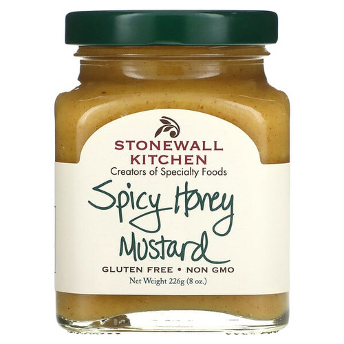 <img alt="Stonewall Kitchen, Spicy Honey Mustard, 8 oz (226 g)" title="Stonewall Kitchen, Spicy Honey Mustard, 8 oz (226 g),711381021415"