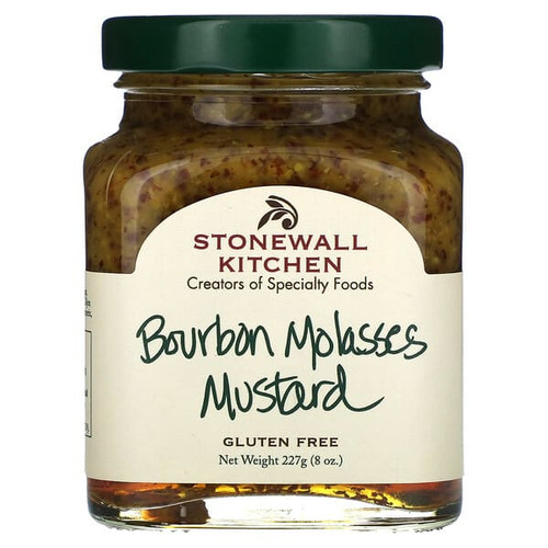 <img alt="Stonewall Kitchen, Bourbon Molasses Mustard, 8 oz (227 g)" title="Stonewall Kitchen, Bourbon Molasses Mustard, 8 oz (227 g),711381020227"