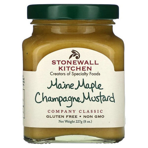<img alt="Stonewall Kitchen, Maine Maple Champagne Mustard, 8 oz (227 g)" title="Stonewall Kitchen, Maine Maple Champagne Mustard, 8 oz (227 g),711381000441"