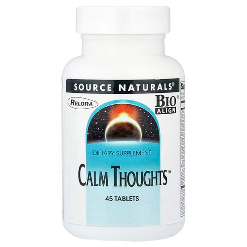 <img alt="Source Naturals, Calm Thoughts, 45 Tablets" title="Source Naturals, Calm Thoughts, 45 Tablets,021078011309"