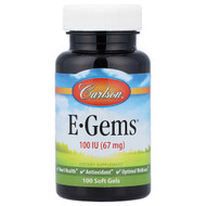 <img alt="Carlson, E-Gems, 67 mg (100 IU), 100 Soft Gels" title="Carlson, E-Gems, 67 mg (100 IU), 100 Soft Gels,088395003110"