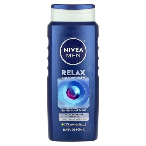 <img alt="Nivea, Men, Relax 3 in 1 Body Wash, Lavender + Sandalwood, 16.9 fl oz (500 ml)" title="Nivea, Men, Relax 3 in 1 Body Wash, Lavender + Sandalwood, 16.9 fl oz (500 ml),072140038335"
