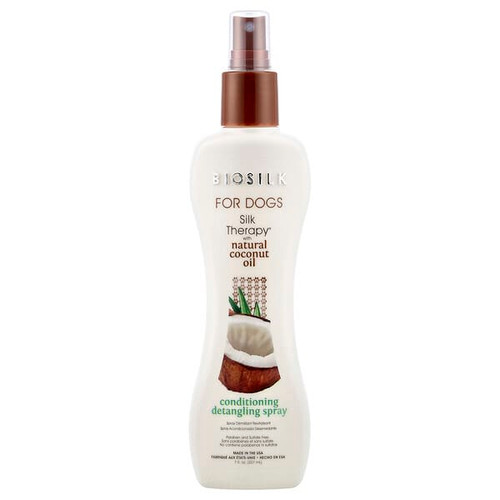 <img alt="Biosilk, Silk Therapy with Natural Coconut Oil, Conditioning Detangling Spray, For Dogs, 7 fl oz (207 ml)" title="Biosilk, Silk Therapy with Natural Coconut Oil, Conditioning Detangling Spray, For Dogs, 7 fl oz (207 ml),742797869100"