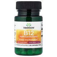 <img alt="Swanson Vitamins, B12 Hydroxycobalamin, Mixed Berry, 1,000 mcg, 60 Chewable Tabs" title="Swanson Vitamins, B12 Hydroxycobalamin, Mixed Berry, 1,000 mcg, 60 Chewable Tabs,087614028699"