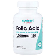 <img alt="Nutricost, Women, Folic Acid with Biotin & Vitamin B12, 120 Capsules" title="Nutricost, Women, Folic Acid with Biotin & Vitamin B12, 120 Capsules,810014674636"