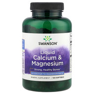 <img alt="Swanson Vitamins, Liquid Calcium & Magnesium, 100 Softgels" title="Swanson Vitamins, Liquid Calcium & Magnesium, 100 Softgels,087614012179"