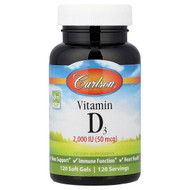 <img alt="Carlson, Vitamin D3, 50 mcg (2,000 IU), 120 Soft Gels" title="Carlson, Vitamin D3, 50 mcg (2,000 IU), 120 Soft Gels,088395014611"