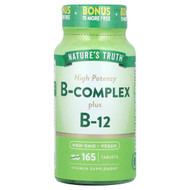 <img alt="Natures Truth, B-Complex Plus B-12, High Potency , 165 Tablets" title="Natures Truth, B-Complex Plus B-12, High Potency , 165 Tablets,840093111692"