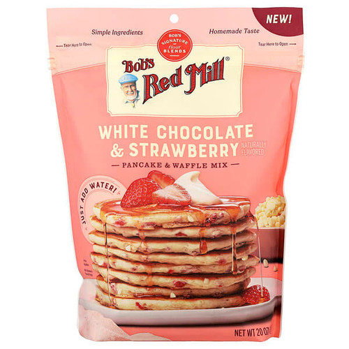 <img alt="Bobs Red Mill, White Chocolate & Strawberry Pancake & Waffle Mix, 20 oz (567 g)" title="Bobs Red Mill, White Chocolate & Strawberry Pancake & Waffle Mix, 20 oz (567 g),039978004857"