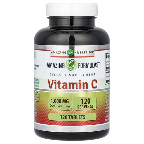 <img alt="Amazing Nutrition, Vitamin C, 1,000 mg, 120 Tablets" title="Amazing Nutrition, Vitamin C, 1,000 mg, 120 Tablets,819209022320"