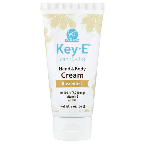 <img alt="Carlson, Key-E, Hand & Body Cream, Unscented, 2 oz (56 g)" title="Carlson, Key-E, Hand & Body Cream, Unscented, 2 oz (56 g),088395051104"