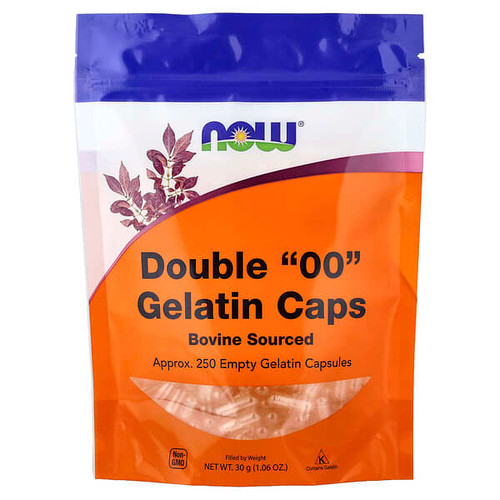 <img alt="Now Foods, Double "00" Gelatin Caps, Approx. 250 Empty Gelatin Capsules, 1.06 oz (30 g)" title="Now Foods, Double "00" Gelatin Caps, Approx. 250 Empty Gelatin Capsules, 1.06 oz (30 g),733739051363"