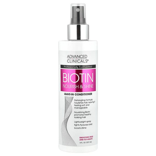 <img alt="Advanced Clinicals, Biotin, Leave-In Conditioner , 8 fl oz (237 ml)" title="Advanced Clinicals, Biotin, Leave-In Conditioner , 8 fl oz (237 ml),810400033290"
