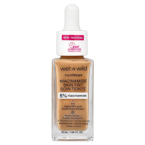 <img alt="wet n wild, Barefocus, Niacinamide Skin Tint, 1116321 Amber Beige, 1.08 fl oz (32 ml)" title="wet n wild, Barefocus, Niacinamide Skin Tint, 1116321 Amber Beige, 1.08 fl oz (32 ml),077802163219"