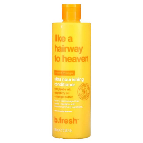 <img alt="b.fresh, Like A Hairway to Heaven, Ultra Nourishing Conditioner, For Dry + Heat Damaged Hair, Sweet Mango, 12 fl oz (355 ml)" title="b.fresh, Like A Hairway to Heaven, Ultra Nourishing Conditioner, For Dry + Heat Damaged Hair, Sweet Mango, 12 fl oz (355 ml),9347108015576"