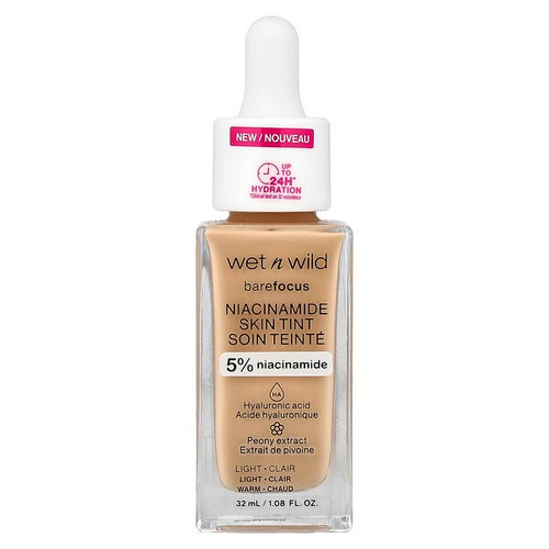 <img alt="wet n wild, Barefocus, Niacinamide Skin Tint, 1116092 Light, 1.08 fl oz (32 ml)" title="wet n wild, Barefocus, Niacinamide Skin Tint, 1116092 Light, 1.08 fl oz (32 ml),077802160928"