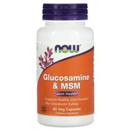 <img alt="Now Foods, Glucosamine & MSM, 60 Veg Capsules" title="Now Foods, Glucosamine & MSM, 60 Veg Capsules,733739032782"