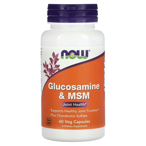 <img alt="Now Foods, Glucosamine & MSM, 60 Veg Capsules" title="Now Foods, Glucosamine & MSM, 60 Veg Capsules,733739032782"