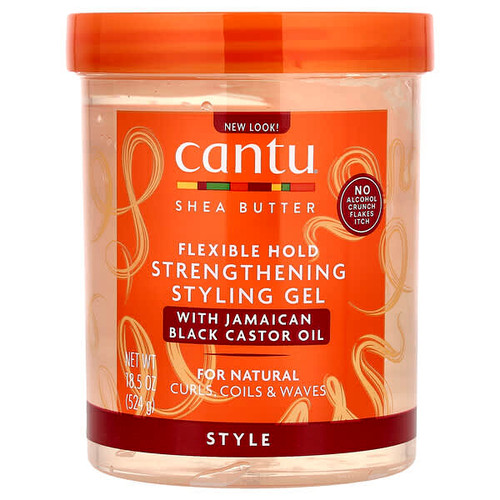 <img alt="Cantu, Shea Butter, Flexible Hold Strengthening Styling Gel, 18.5 oz (524 g)" title="Cantu, Shea Butter, Flexible Hold Strengthening Styling Gel, 18.5 oz (524 g),817513019272"