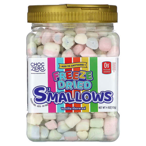 <img alt="ChocZero, Freeze Dried Smallows, Vanilla, 4 oz  (112 g)" title="ChocZero, Freeze Dried Smallows, Vanilla, 4 oz  (112 g),850022368967"