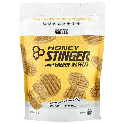 <img alt="Honey Stinger, Mini Energy Waffles, Vanilla, 5.3 oz (150 g)" title="Honey Stinger, Mini Energy Waffles, Vanilla, 5.3 oz (150 g),810815023039"