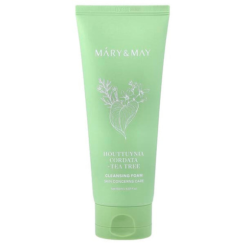 <img alt="Mary & May, Houttuynia Cordata + Tea Tree Cleansing Foam, 5.07 fl oz (150 ml)" title="Mary & May, Houttuynia Cordata + Tea Tree Cleansing Foam, 5.07 fl oz (150 ml),8809670680978"