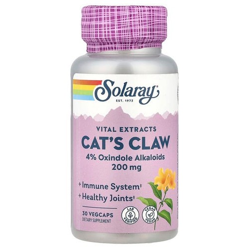 <img alt="Solaray, Vital Extracts, Cats Claw, 30 VegCaps" title="Solaray, Vital Extracts, Cats Claw, 30 VegCaps,076280032055"