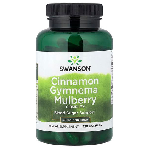 <img alt="Swanson Vitamins, Cinnamon Gymnema Mulberry Complex, 120 Capsules" title="Swanson Vitamins, Cinnamon Gymnema Mulberry Complex, 120 Capsules,087614117423"