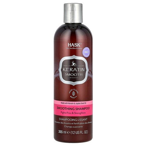 <img alt="Hask Beauty, Keratin Smooth, Smoothing Shampoo, 12 fl oz (355 ml)" title="Hask Beauty, Keratin Smooth, Smoothing Shampoo, 12 fl oz (355 ml),071164343173"