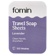 <img alt="fomin, Travel Soap Sheets, Lavender, 100 Sheets" title="fomin, Travel Soap Sheets, Lavender, 100 Sheets,850066209462"